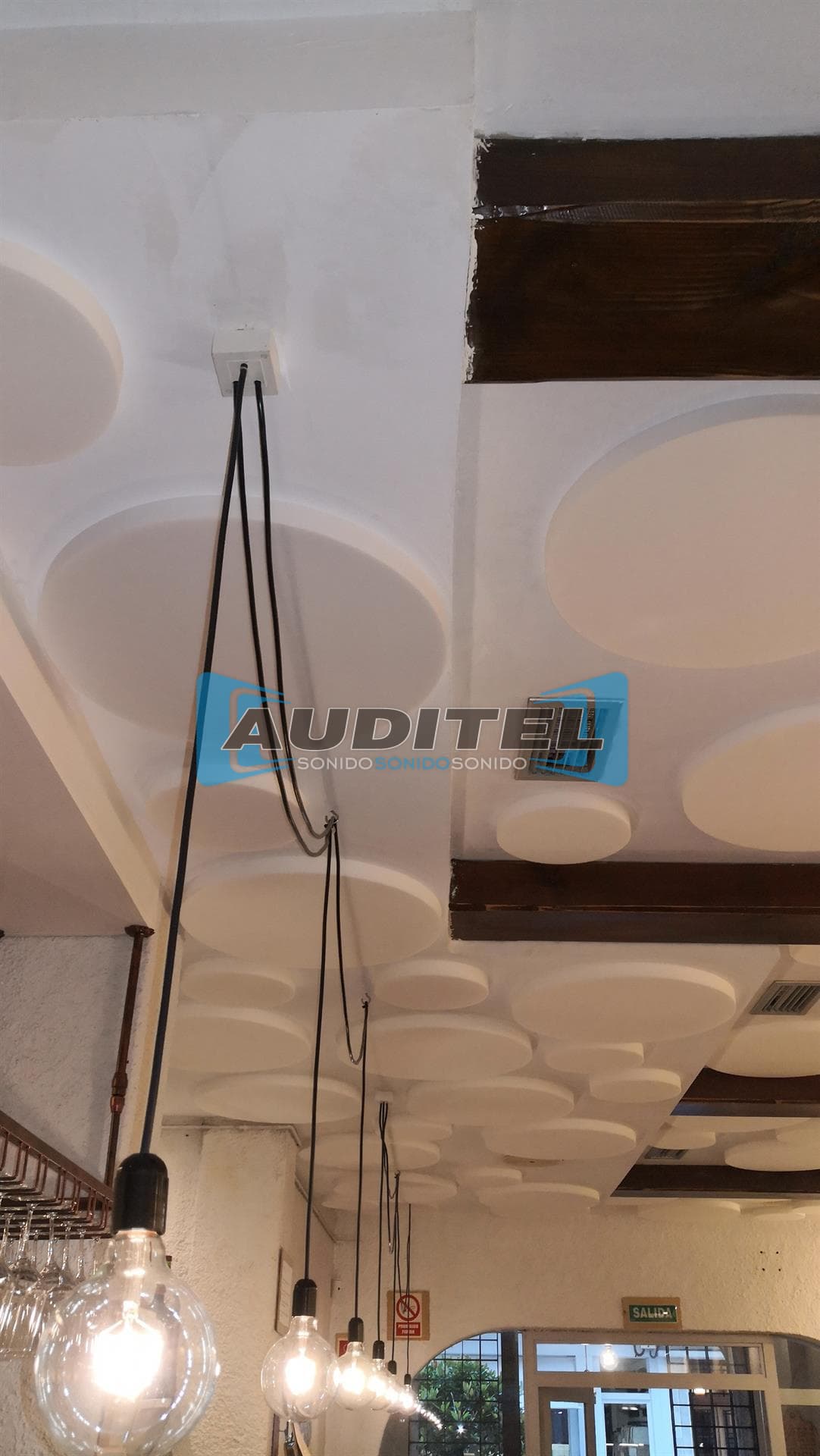 Trabajos de absorción acústica de Auditel Sonido