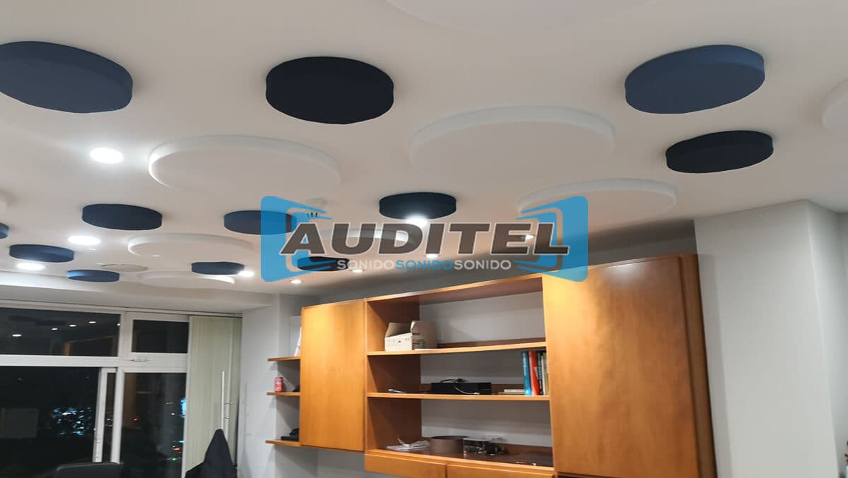 Trabajos de absorción acústica de Auditel Sonido