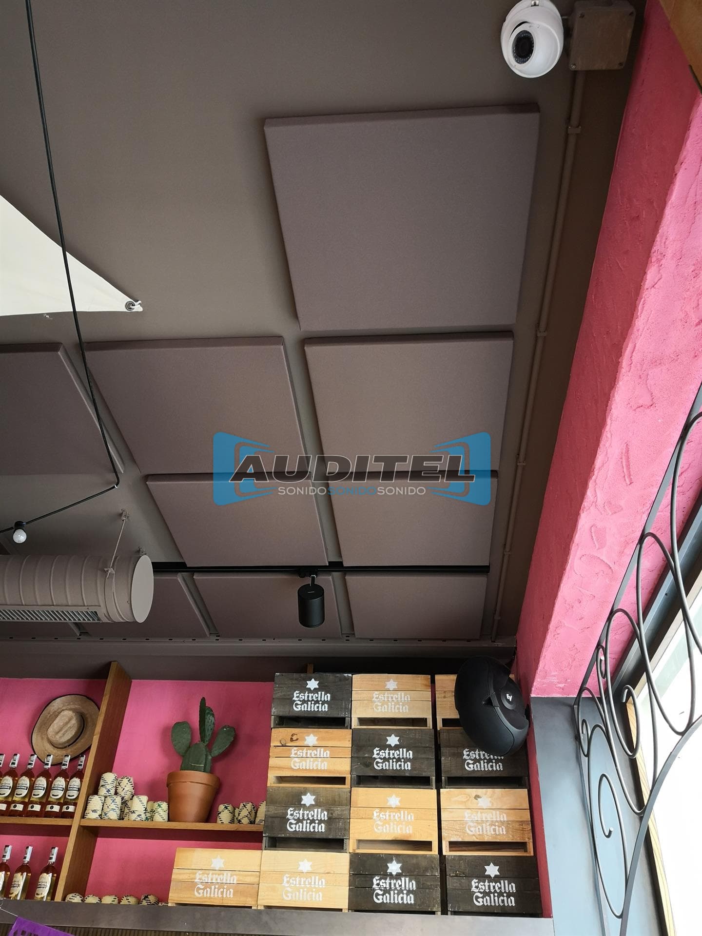 Trabajos de absorción acústica en A Coruña