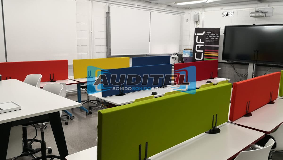 Trabajos de absorción acústica en A Coruña