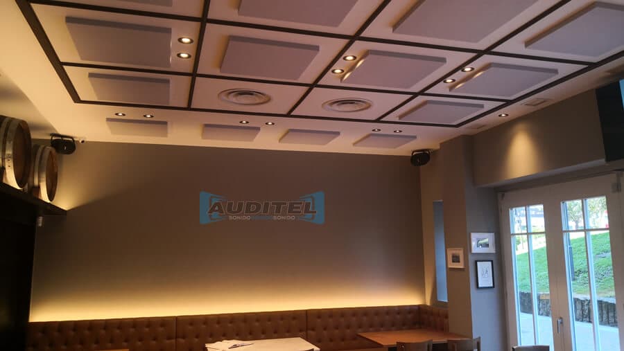 Trabajos de absorción acústica en A Coruña