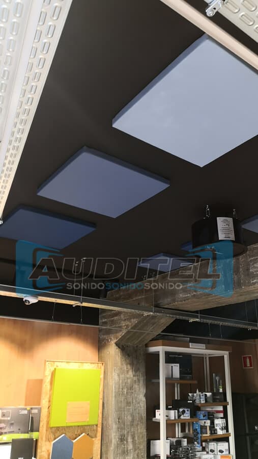 Trabajos de absorción acústica en A Coruña