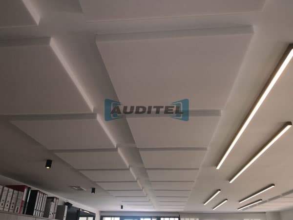 Trabajos de absorción acústica de Auditel Sonido