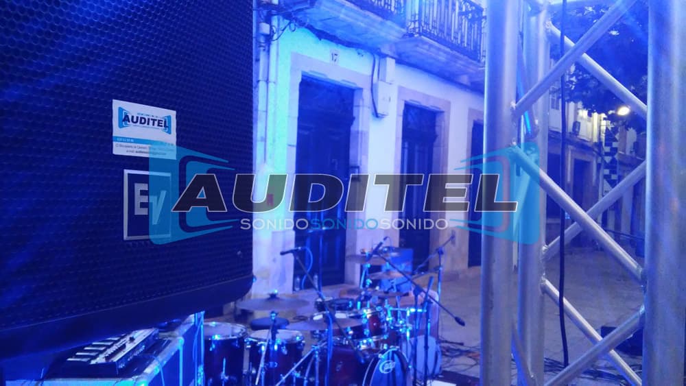 Sonido e iluminación para eventos de Auditel Sonido